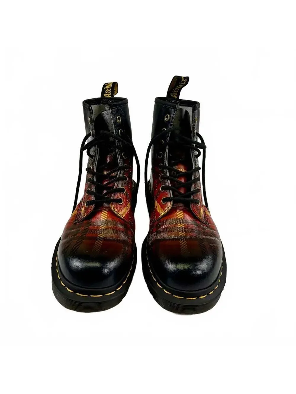 Dr. Martens 1460 McMartens Tartan Leather Boots Men’s Size 9